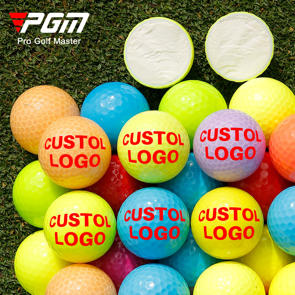 PGM 2 layers/3 layers Colorful golf ball gift colored golf practice balls