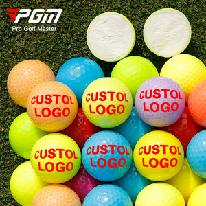 PGM 2 layers/3 layers Colorful golf ball gift colored golf practice balls