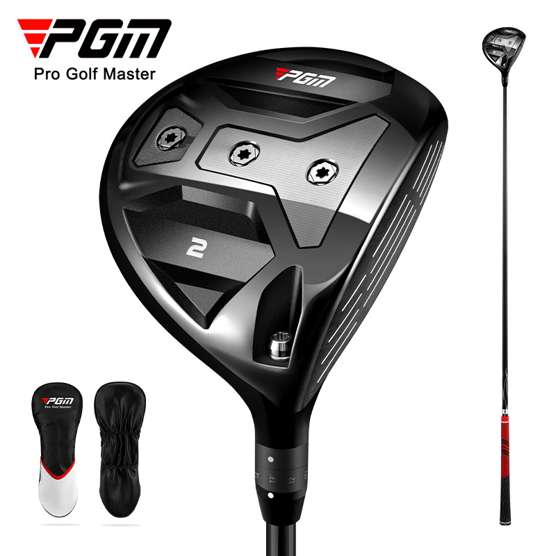 PGM MG047 custom adjustable 2 wood golf clubs titanium golf driver carbon fiber golf clubs