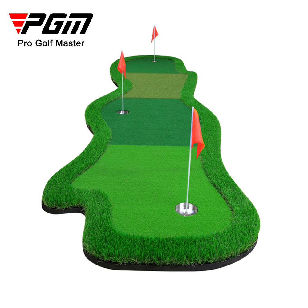 PGM GL015 outdoor professional mini golf putting green multiple ball speeds putting green