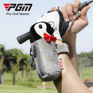 PGM QJ005 Women's Golf Ball Bag Charm Gray Hina Penguin Shape Mini Golf Bag Accessories