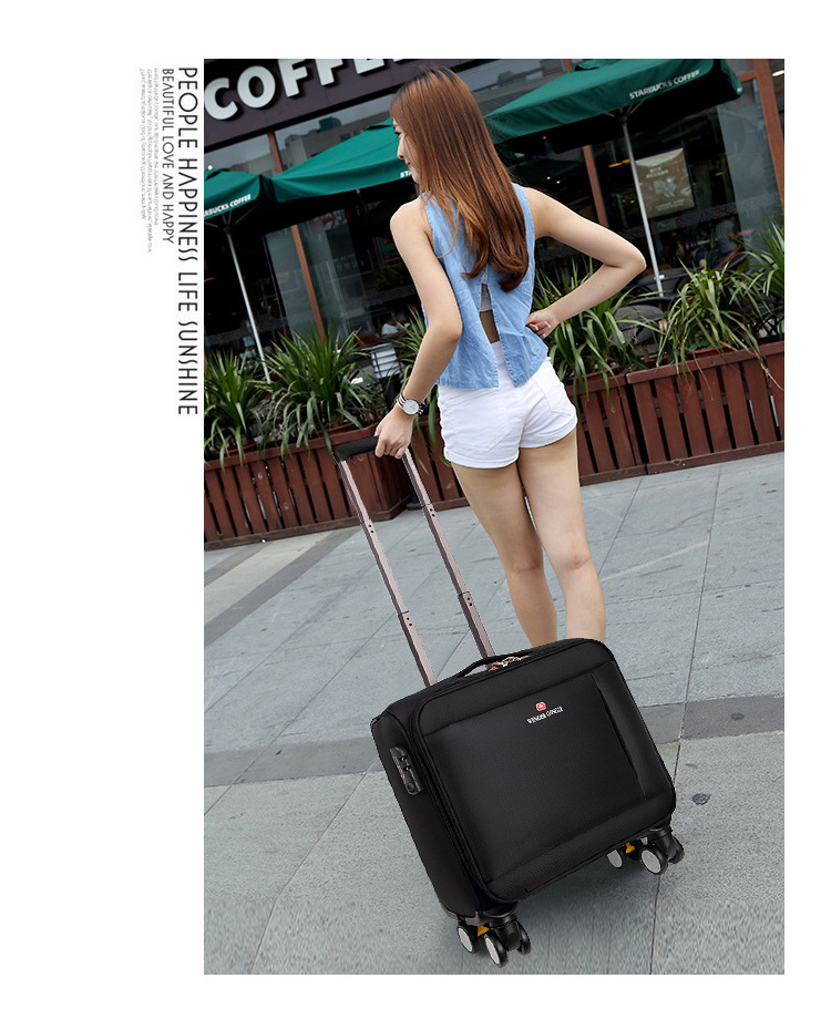 High repurchase custom logo luggage for travel 16inch trolley bag outdoor travel bag for men