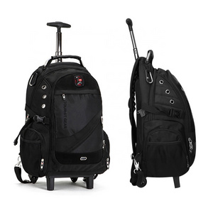 New design High Quality Trolley School Bags Traveling Backpack with Wheels