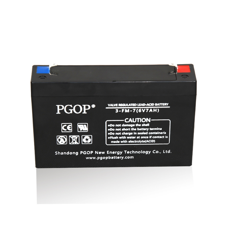 High Quality PGOP Lead Acid 12 Volts 50 Amp Hour Rechargeable 6V 7Ah 20Hr Battery Sealed Lead Acid Battery