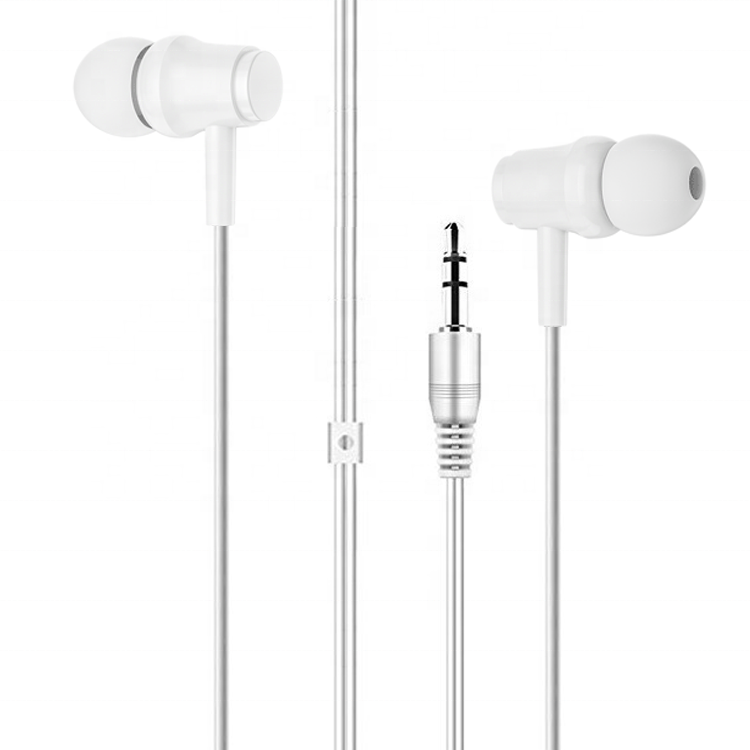 Factory Cheapest Price  3.5mm Jack Wired Music Earphone In-Ear Headphones With Wires