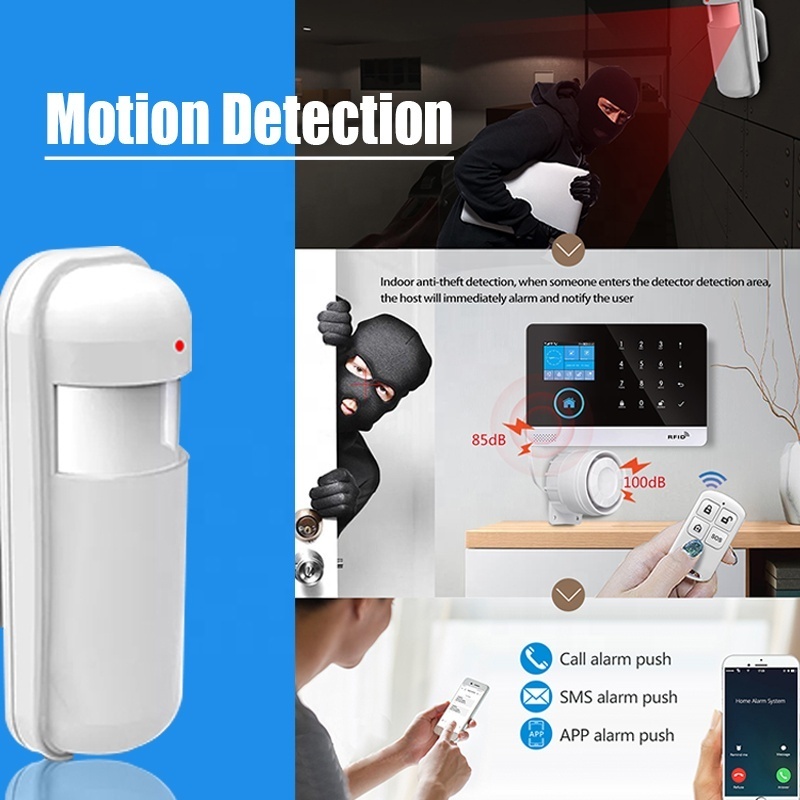 PGST Factory Price Wireless PIR Motion Sensor 433 868 Mhz PIR Detector for Home Security System