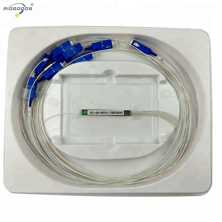 1x32 PLC optical fiber splitter/coupler with SC connectors