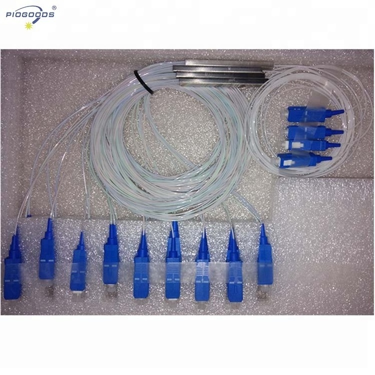 1x32 PLC optical fiber splitter/coupler with SC connectors