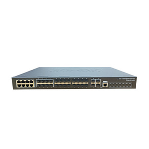 24 SFP ports 10G SFP+ optic fiber Routing switch L3 management 24 ports ethernet switch