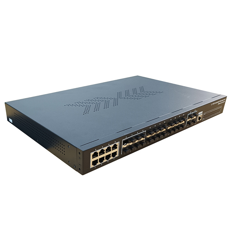 24 SFP ports 10G SFP+ optic fiber Routing switch L3 management 24 ports ethernet switch