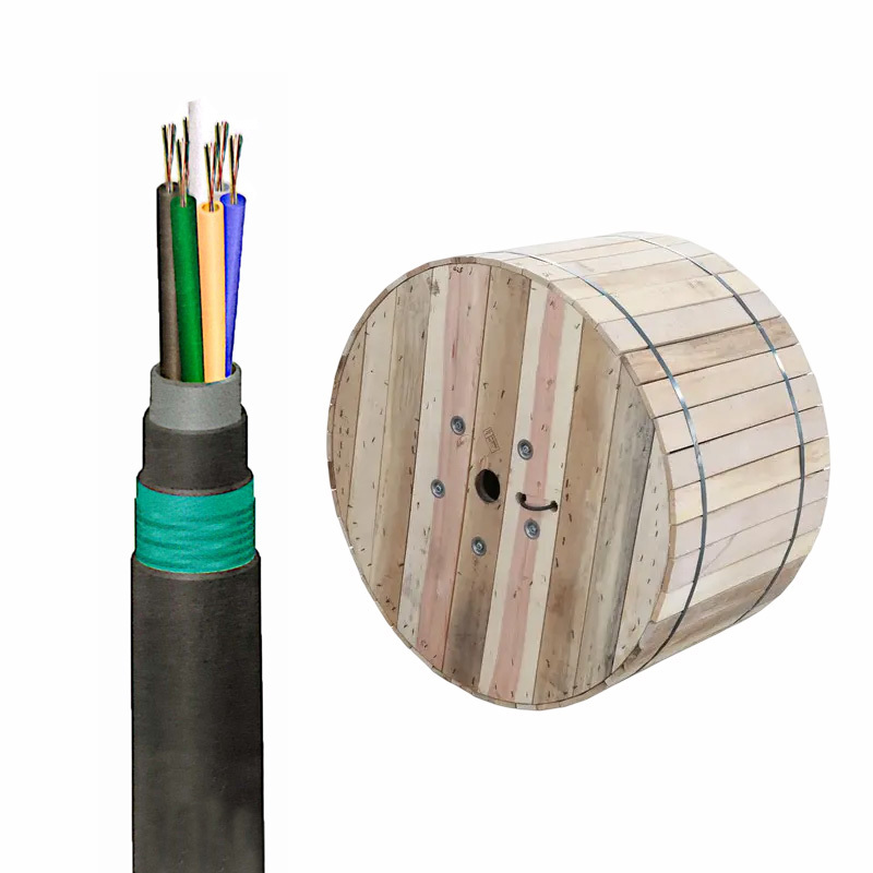 GYFTA53 Outdoor  Armored Direct Buried Flame Retardant Fiber Optic Cable