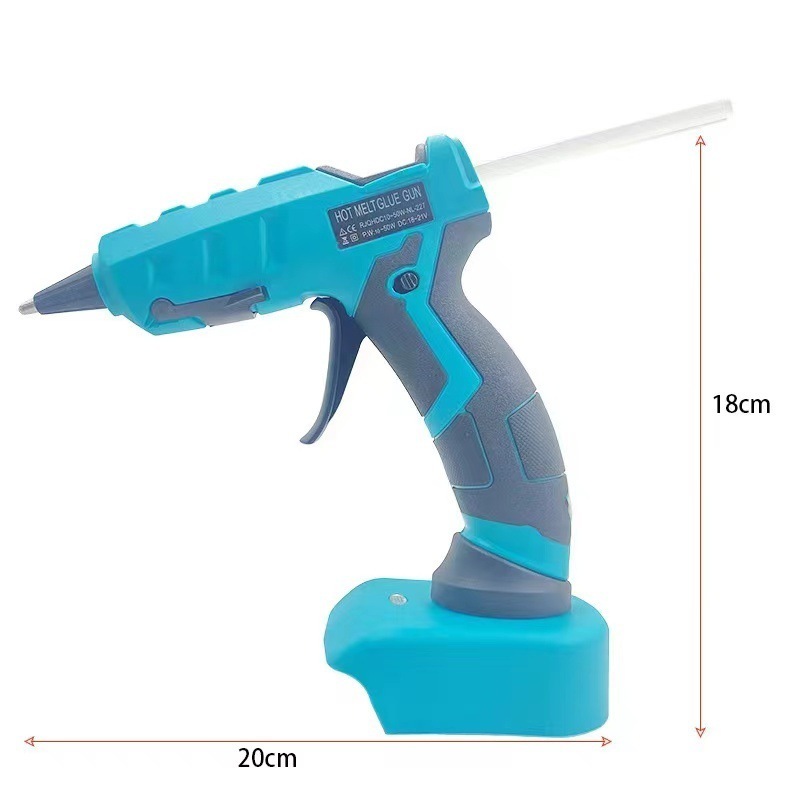 50W High Power Cordless Hot Melt Glue Gun Rechargeable Lithium Electric Hot Glue Gun Portable Home Graft Repair Tools Heat Guns