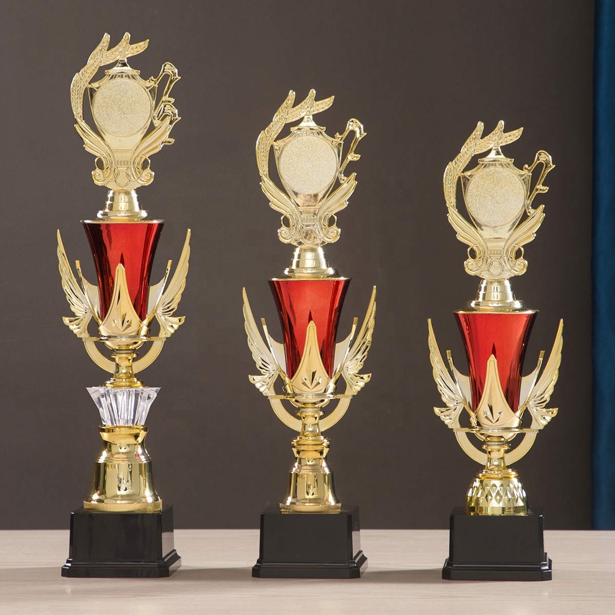 High Quality Plastic Trophy cup for Champion, tournament,poker game,festival,harvest,graduation