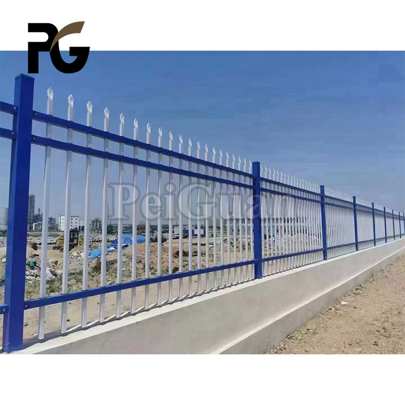 Cheap price high quality steel fencing decorative metal picket fencing for privacy