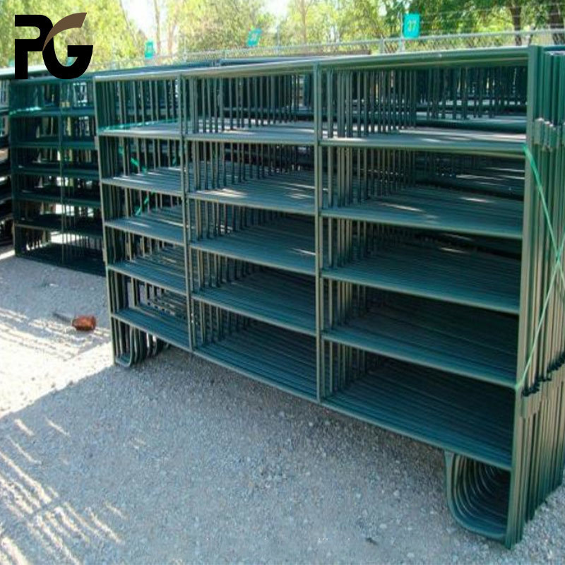 Direct Factory Farm Animal Used Livestock Fence horse yard panel galvanized portable cattle fence corral panels for sale