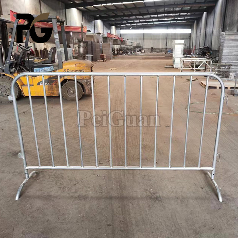 Custom Portable Safety Road Barricade Fence Traffic Metal Crowd Control Barrier Security fence