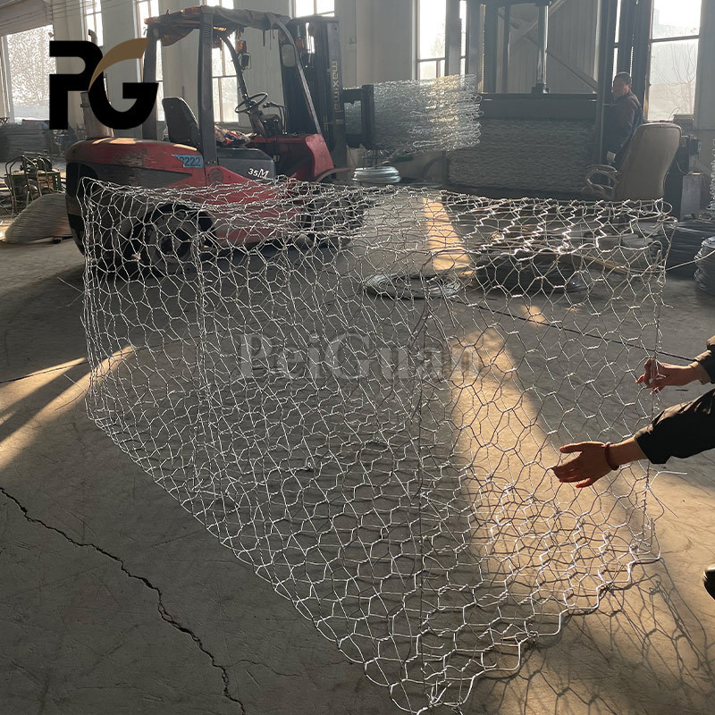 Best Quality Hexagonal Gabion Iron Wire Mesh Woven Gabion Net