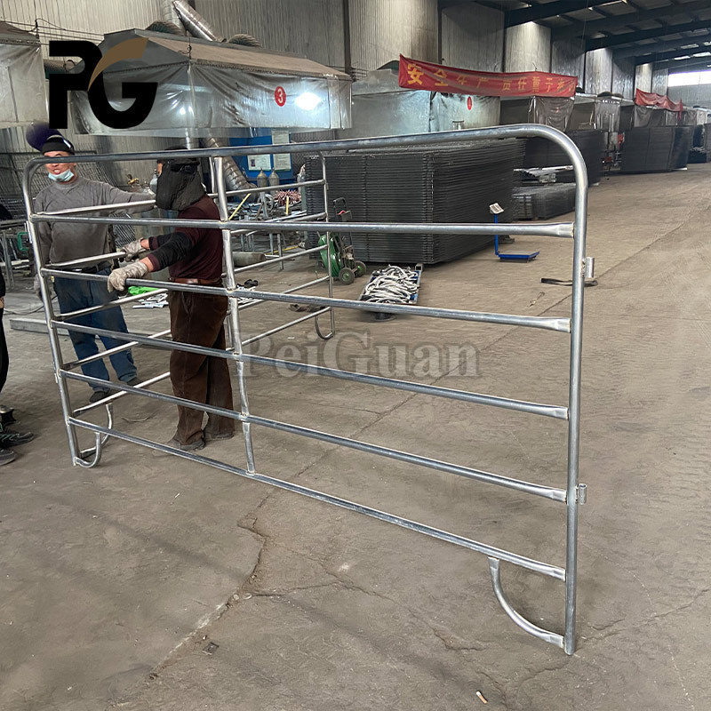 New Zealand market farm animal used livestock fence cattle horse sheep panels and corral gate hot sale