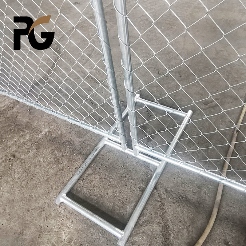 2022 New Hot Dipped Galvanized Metal Fence Panels Temporary Chain Link Fence Construction Site Fence Panels For Sale