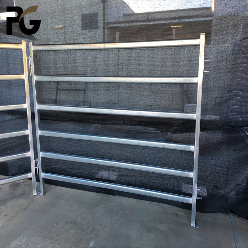 Heavy Duty Free Standing Galvanized Australian Oval 8ft Bull Pen Livestock Cattle Panel for Sale