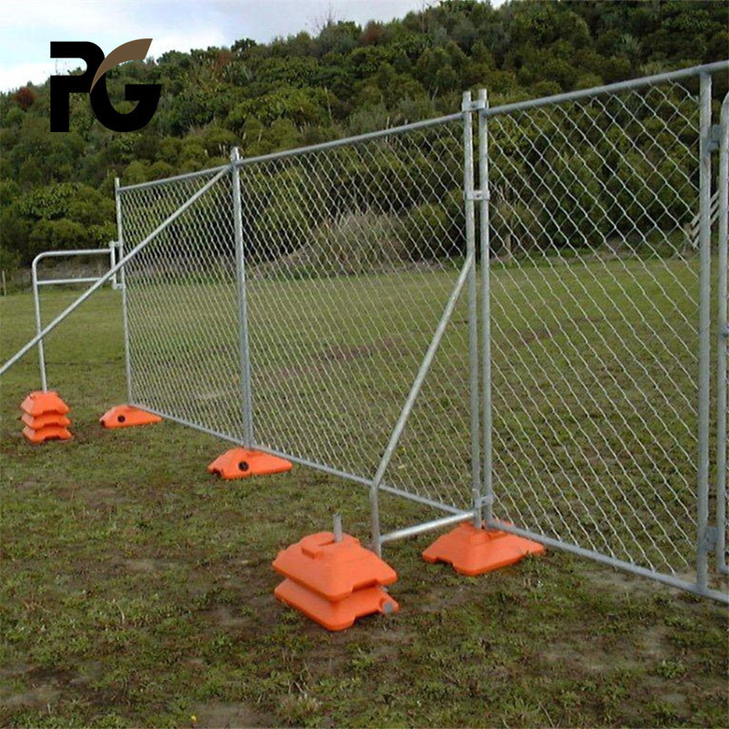 Eco Friendly  Customized  Cheap Price Australian Standard Black Welded Chain Link Removable Temporary Fence For Sale