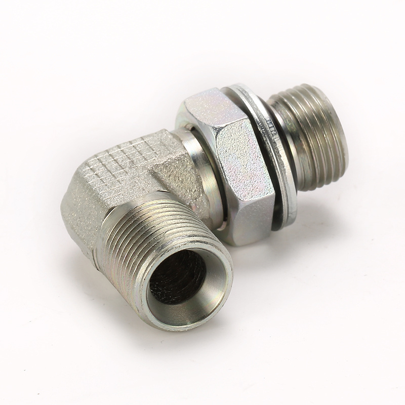 1BG9-OG Hydraulic adapter supplier BSP male 90 degree elbow hose fittings union connector adaptors