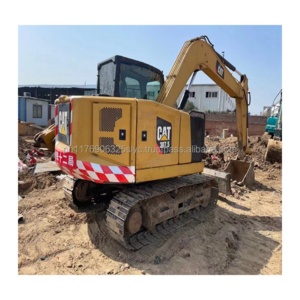 MINI Size JAPANESE Used Excavator CAT 307.5 7TON Hydraulic Excavator DIGGER MACHINE with power wheel CAT307 CAT308 CAT311