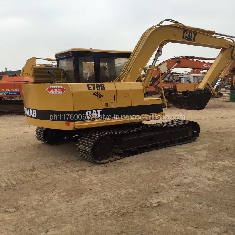 Original Japan used CAT caterpillar E70B Hydraulic Excavator for hot sale