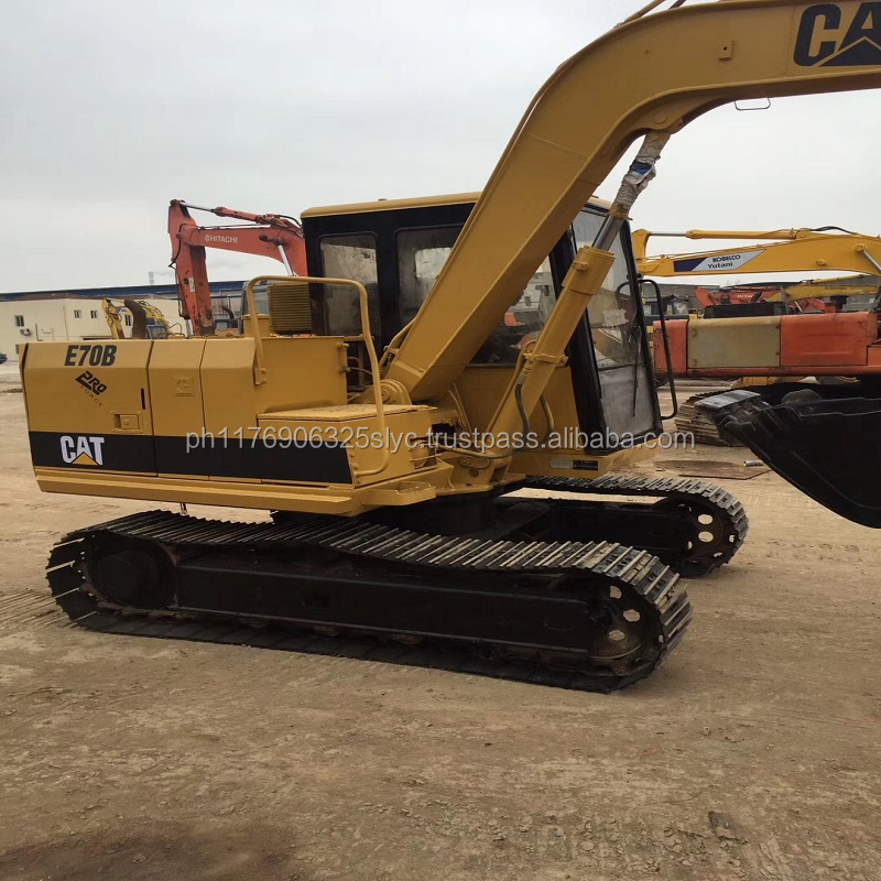 Original Japan used CAT caterpillar E70B Hydraulic Excavator for hot sale