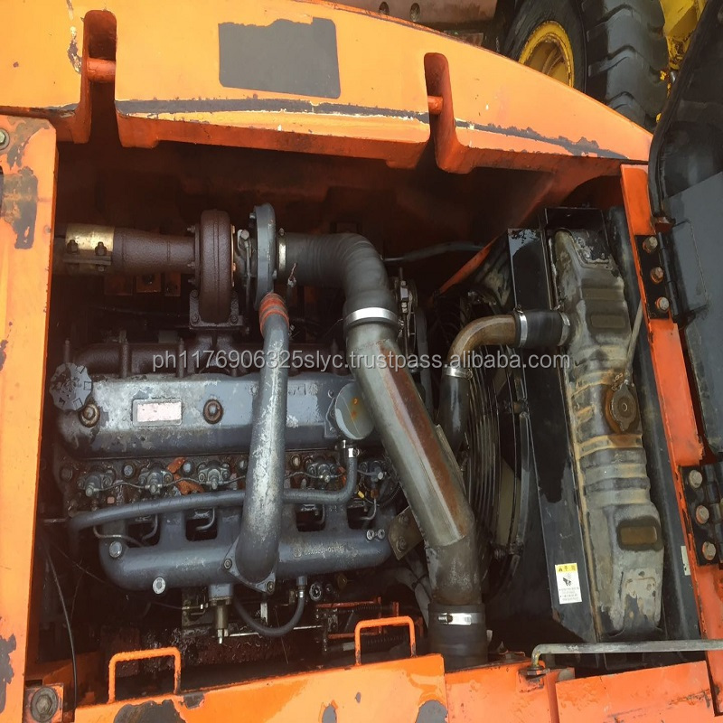 Used doosan excavator DH140W-7 wheel excavator with good excavator bucket and tire for sale