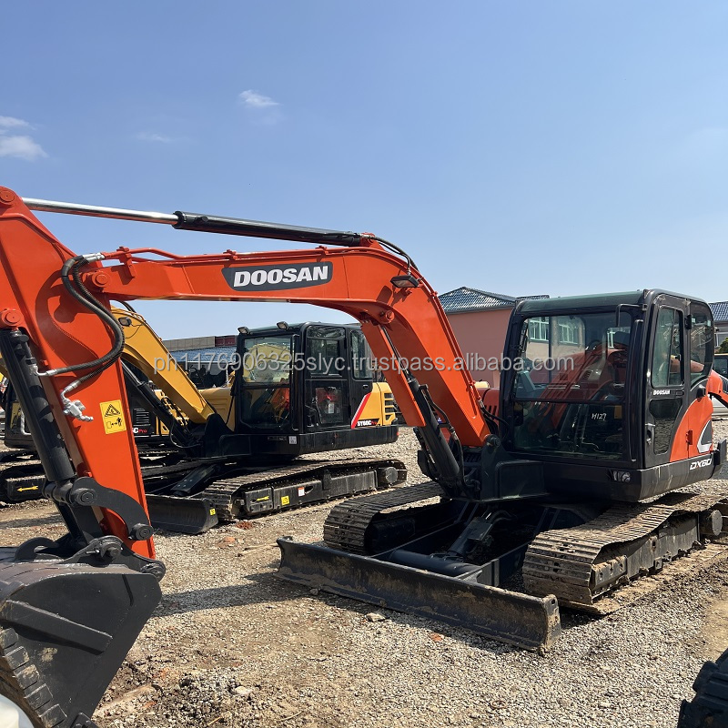 Used doosan dx60 dh60 mini excavator , original doosan dx60-9 dh60 dx55 dx60-7 dx80 dx75 , used Doosan 55 60 75 80 for sale