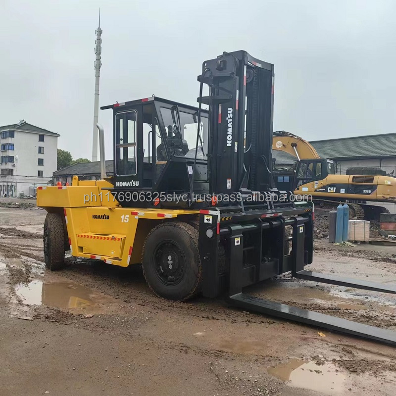 15 ton komatsu forklift for sale/ komatsu 10ton 15ton 25ton diesel forklift