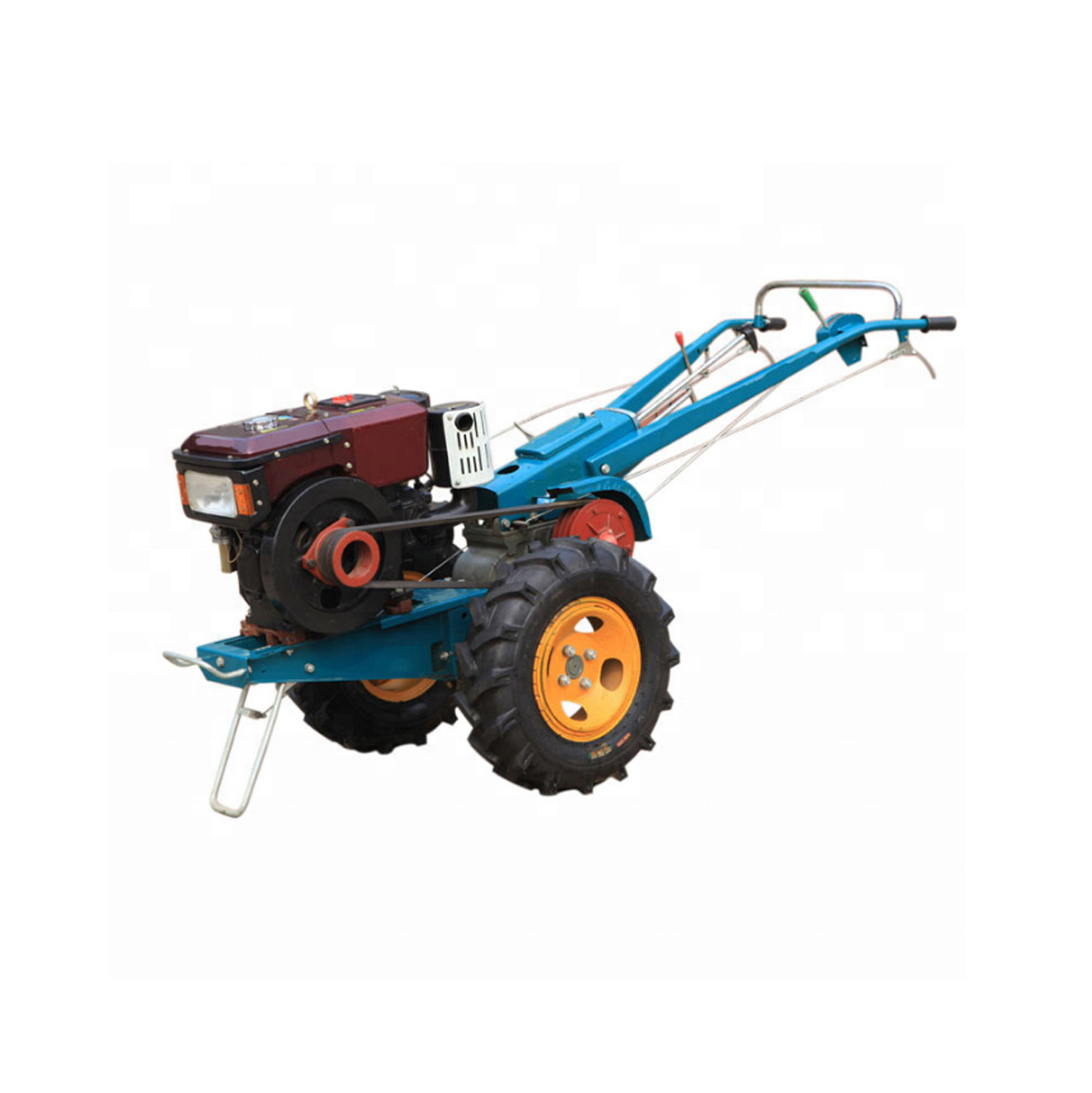 Walking tractor 12hp 15hp 18hp 20hp 2 wheel drive mini farm agriculture plough tractor agriculture diesel hand tractor