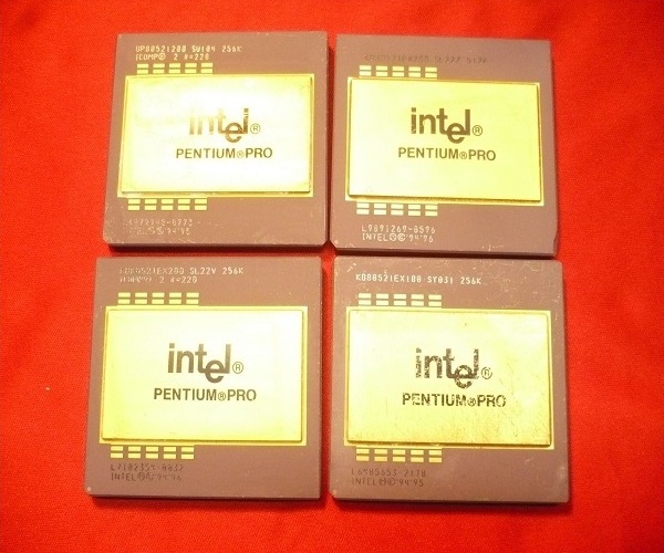 QUALITY CPU CERAMIC PROCESSOR SCRAPS/RAM SCRAPS/MOTHERBOARD / Intel Pentium Pro Ceramic CPU