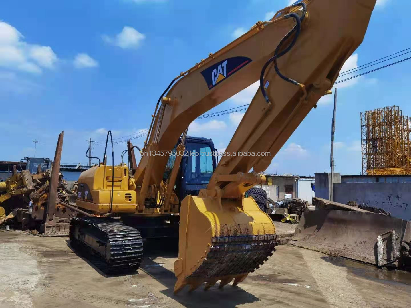 Used construction machinery cat 320C 325c 325d excavator for sale