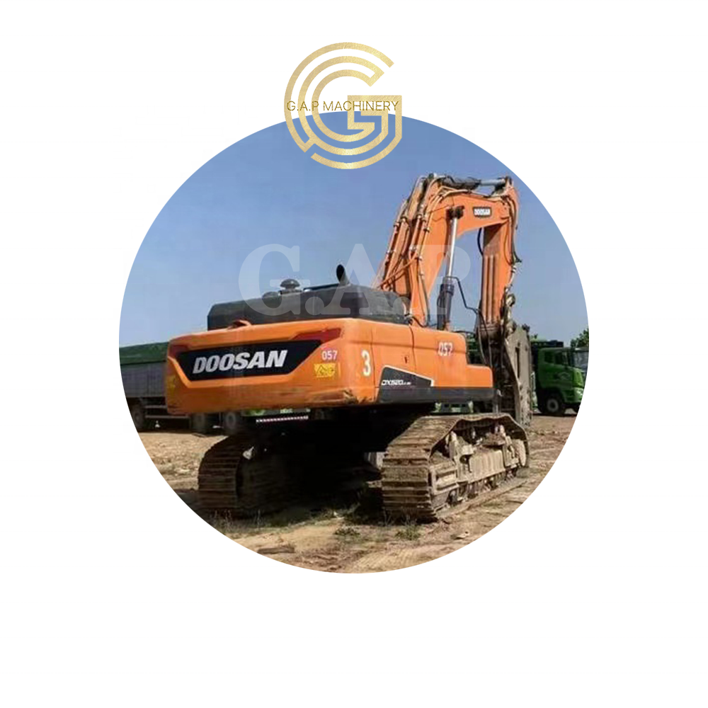 Used original heavy-duty machinery Doosan dx520 Korean brand Doosan extracator dx520 dx200 dx150 excavators