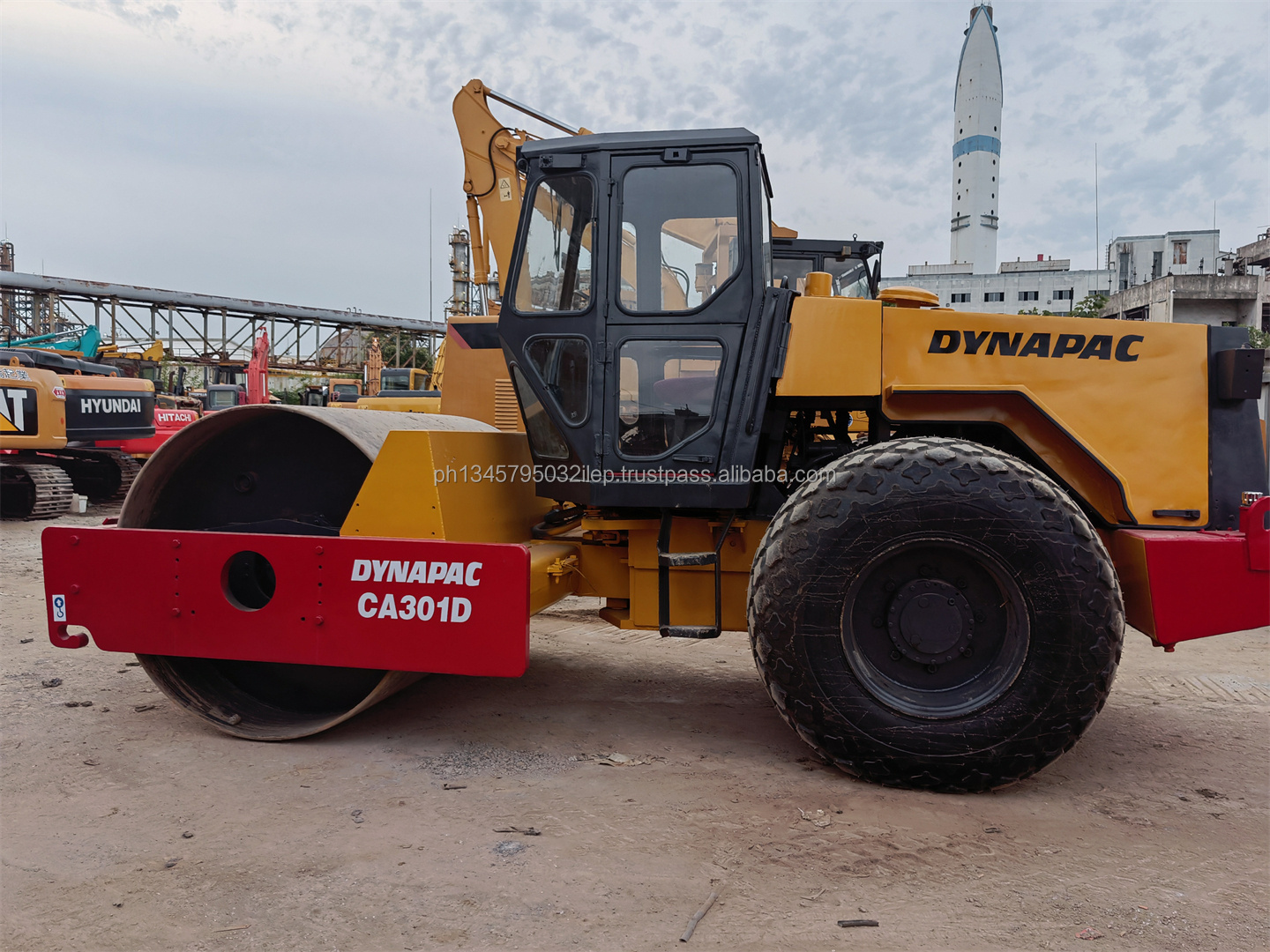 Used Dynapac Road Roller CA301D/second hand Dynapac CA30d CA25D CA251D Used Road Roller Single Drum