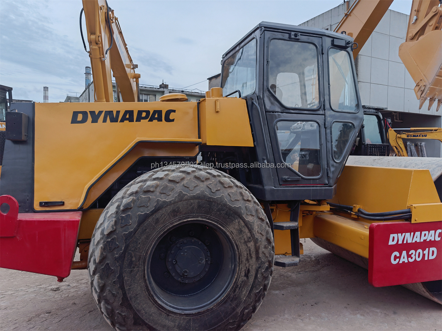 Used Dynapac Road Roller CA301D/second hand Dynapac CA30d CA25D CA251D Used Road Roller Single Drum