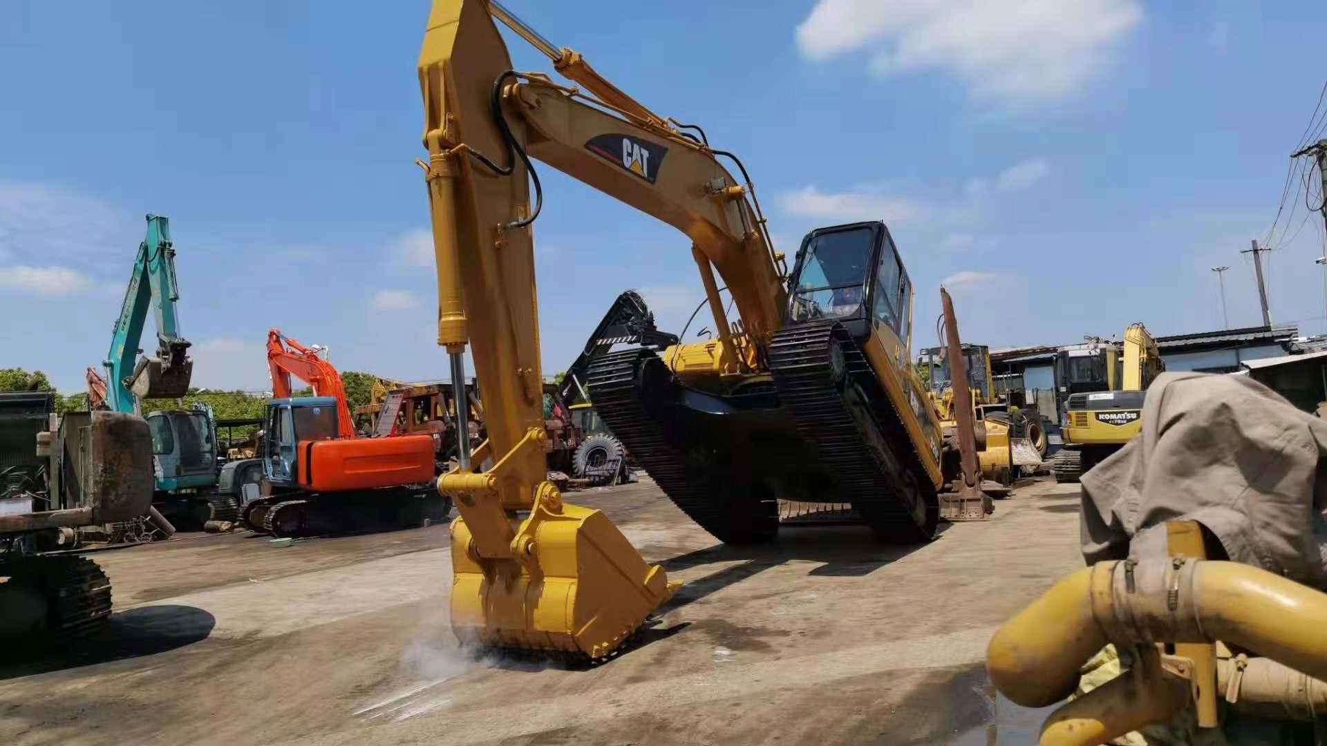 Used construction machinery cat 320C 325c 325d excavator for sale