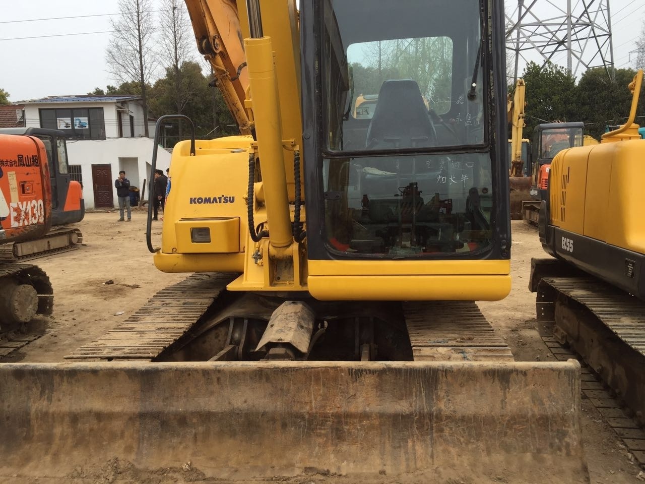 Second hand Komatsu PC70 Crawler Excavator, PC35MR/PC55MR/PC60 Excavator For Sale