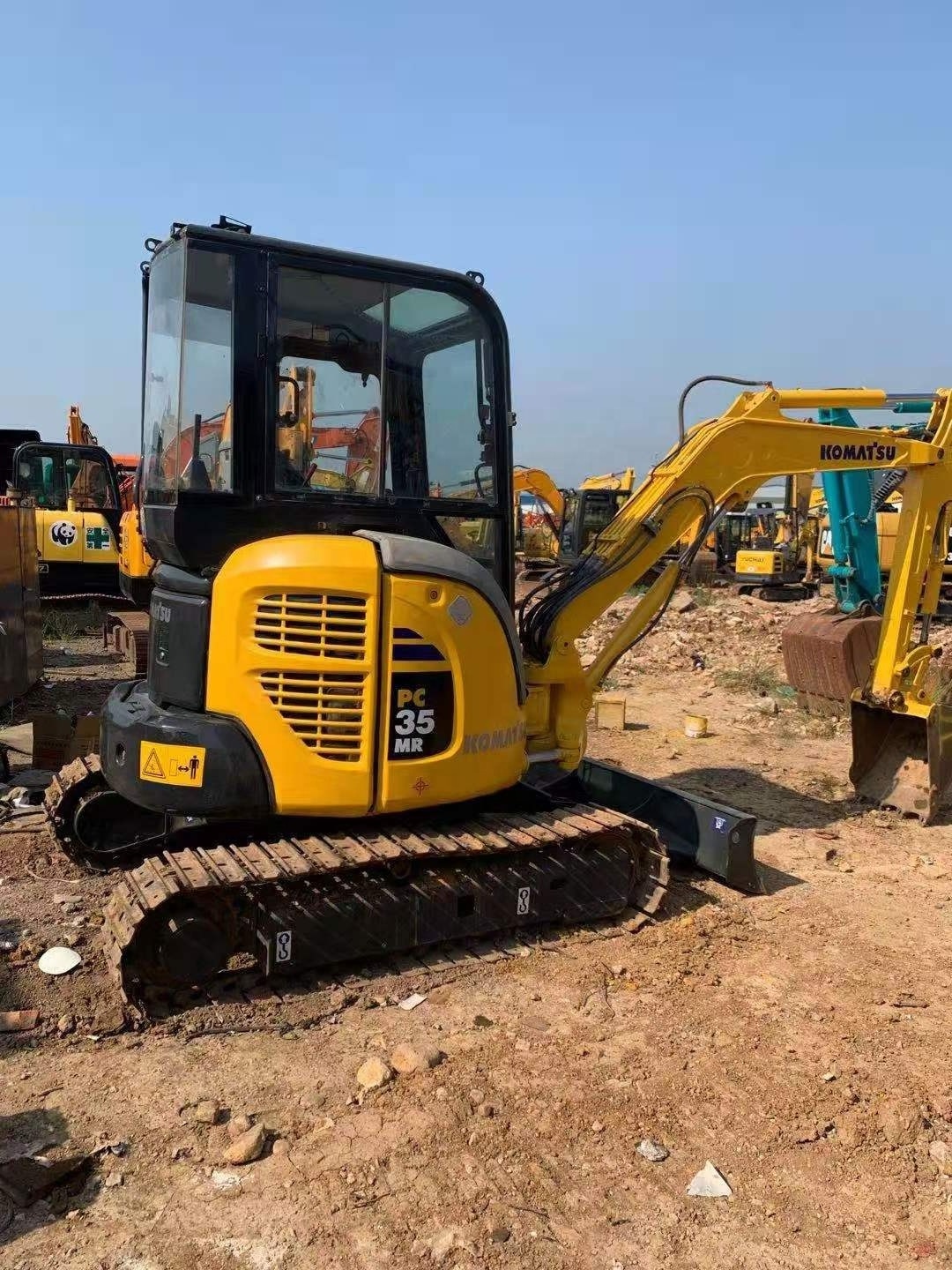 Used Komatsu hydraulic mini PC35MR Crawler excavator  PC35MR PC55MR PC60 PC70 Excavator For Sale