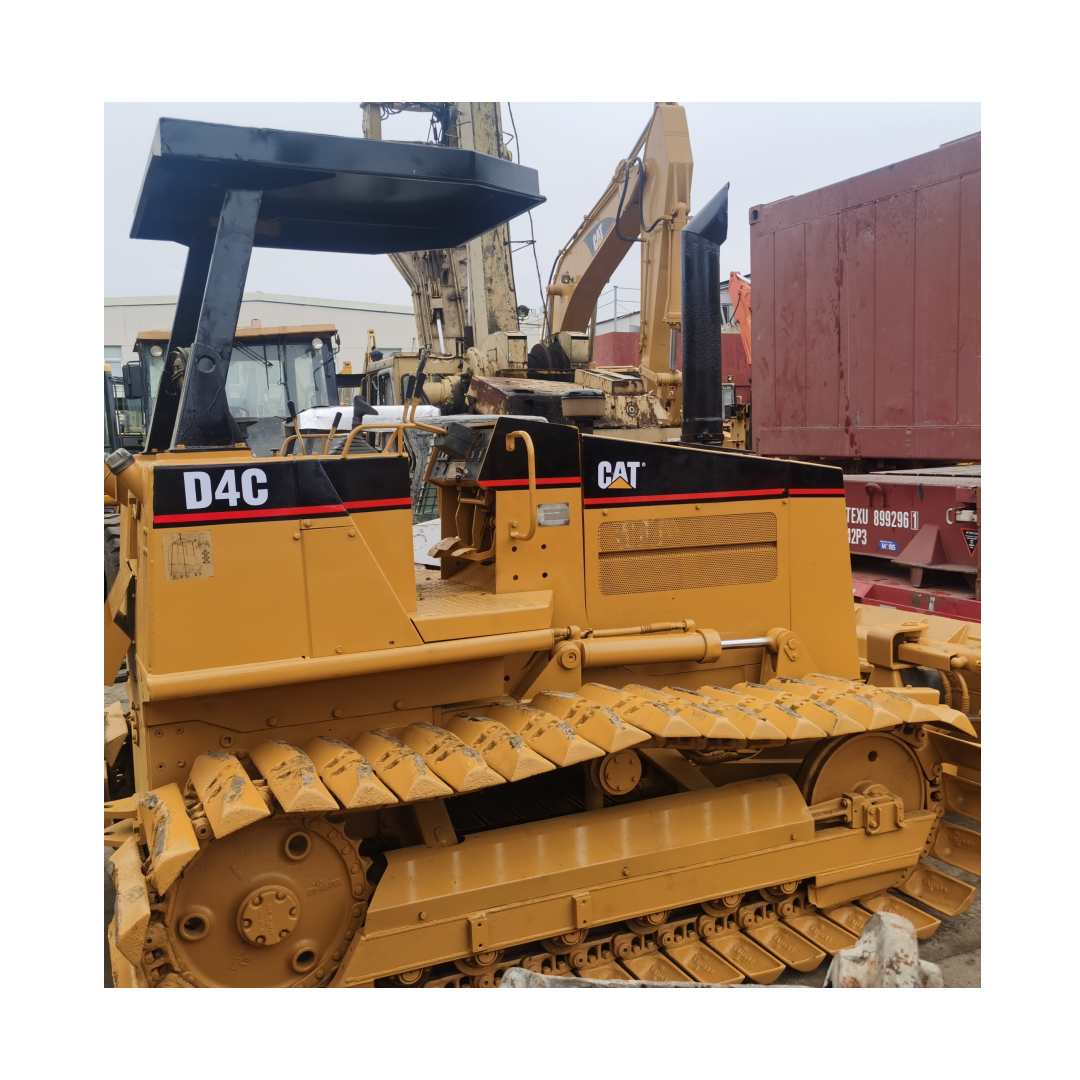 Used Caterpillar Mini Dozer CAT D4C Bulldozers Good Condition Original Bulldozer cheap For Sale