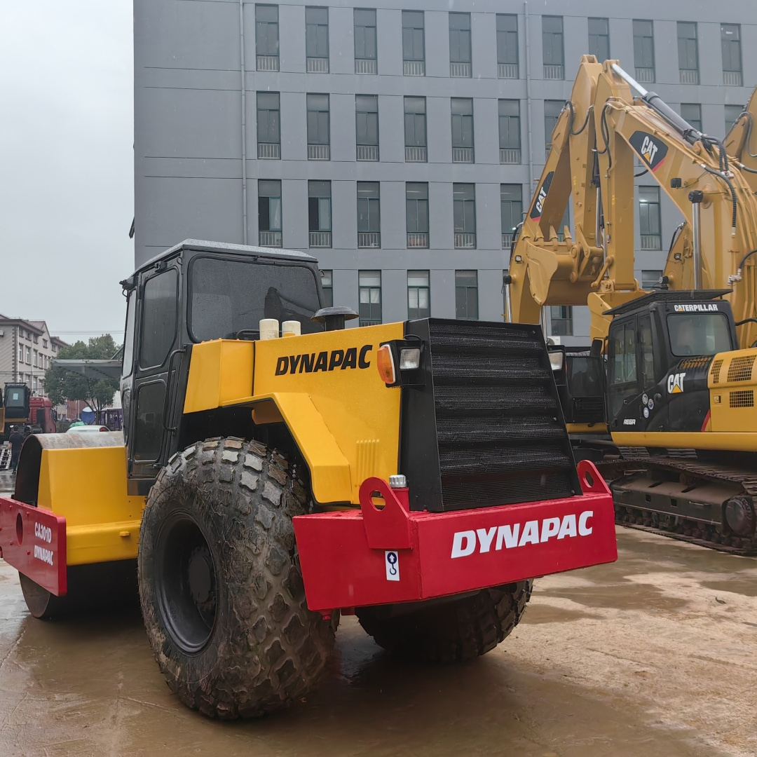 Used road roller dynapac ca301d tire rollers Single Drum good condition 100%ready in Shanghai