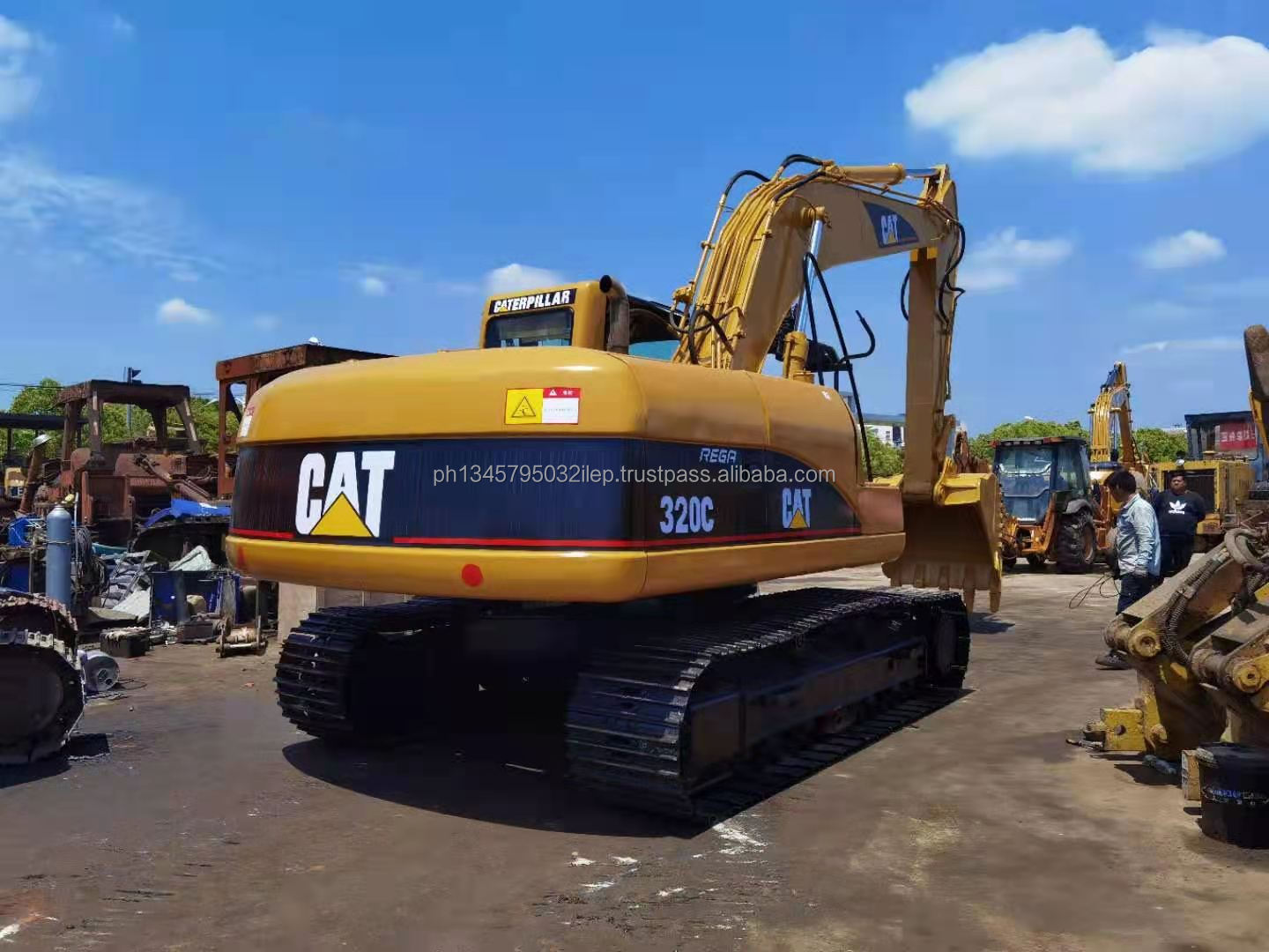 Used construction machinery cat 320C 325c 325d excavator for sale