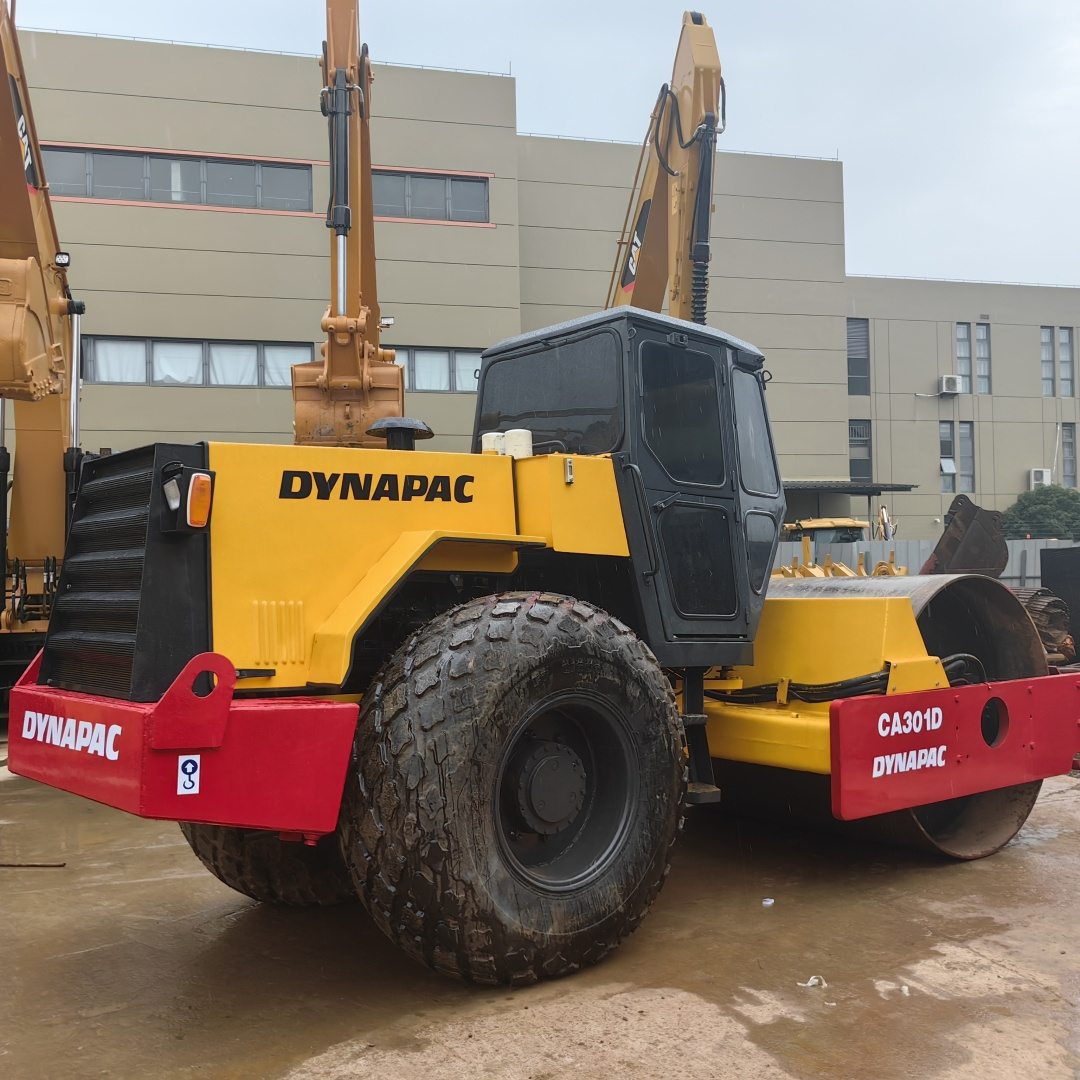 Used road roller dynapac ca301d tire rollers Single Drum good condition 100%ready in Shanghai