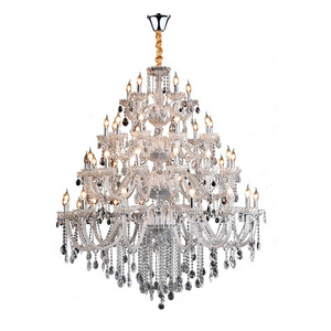 Crystal Chandelier Lights For Hotel Led Long Crystal Chandelier Modern Foyer Area Hanging Light Fixture Wedding Chandelier