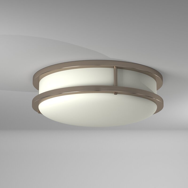 13 inch Flush Mount LED Ceiling Light Fixture Oil Rubbed Bronze Saturn Dimmable Lighting for Hallway Bathroom Kitchen