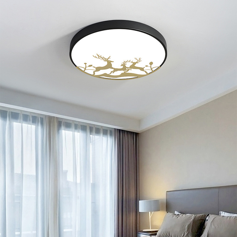 Led Ceiling Light Ultra-thin Simple Creative Nordic Round Macaron Kids Lighting Ceiling For Living Room Bedroom Children's Room