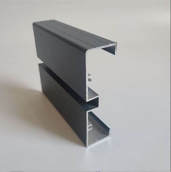 Aluminum profile for kitchen cabinet glass door profile frame