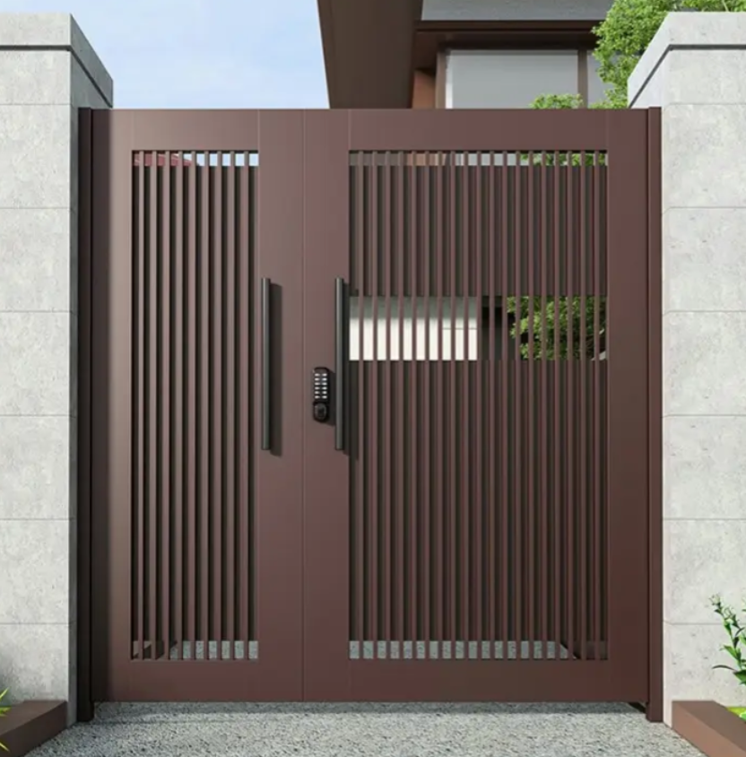 Competitive price electric automatic swing aluminium front gate